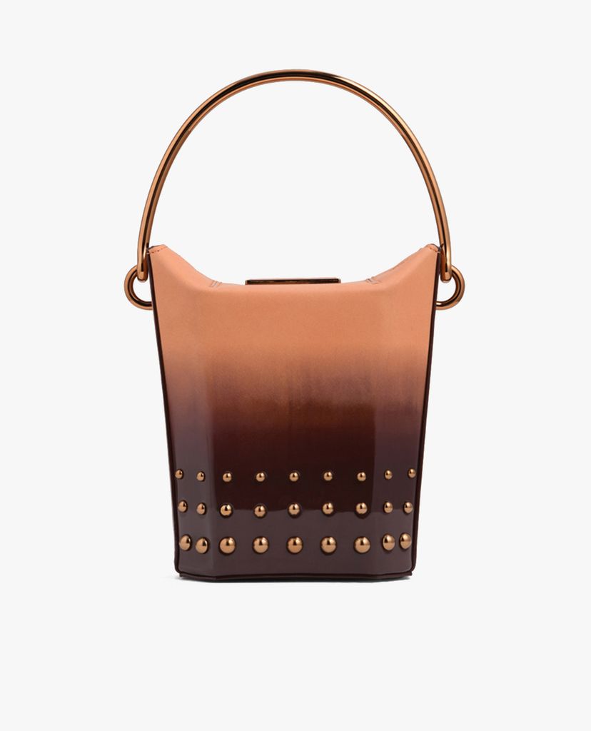 PEDRO - Túi xách tay hình thang Stud Embellished Bucket