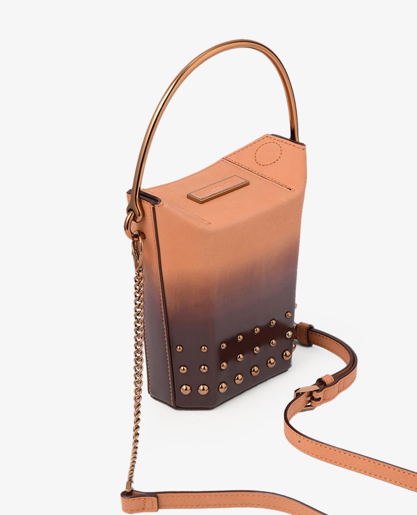 PEDRO - Túi xách tay hình thang Stud Embellished Bucket