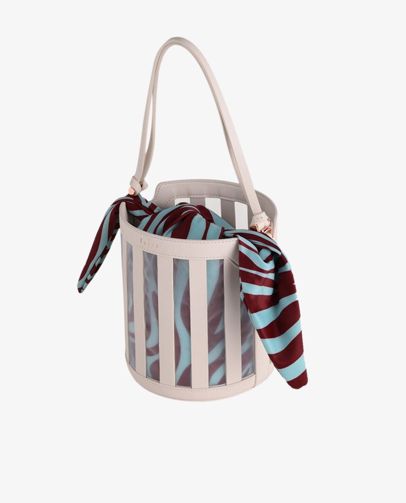PEDRO - Túi rút dây hình trụ Striped Bucket