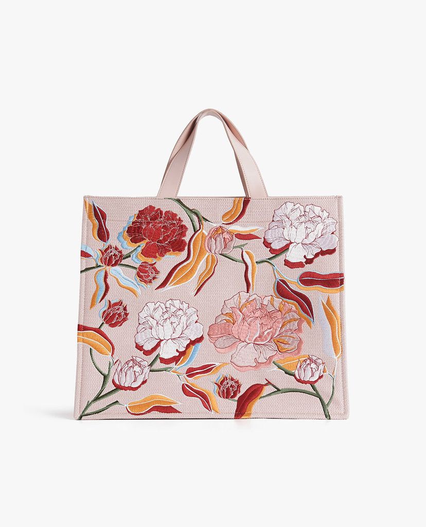 PEDRO - Túi xách tay nữ hình vuông Large Floral Bouquet Tote