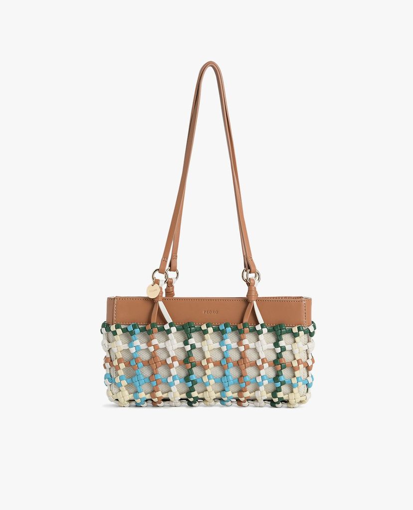 PEDRO - Túi xách tay nữ chữ nhật Woven Holiday