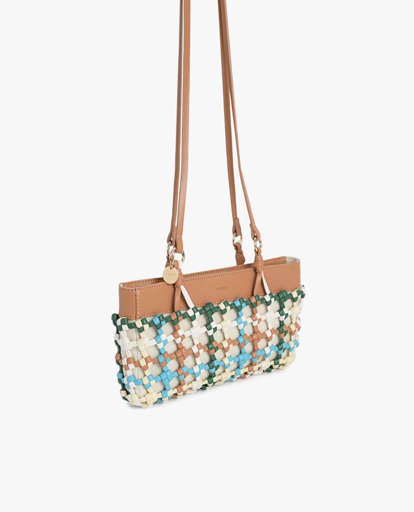 PEDRO - Túi xách tay nữ chữ nhật Woven Holiday