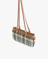 PEDRO - Túi xách tay nữ chữ nhật Woven Holiday