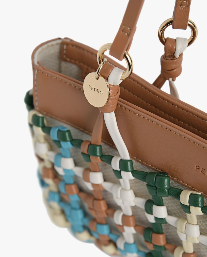 PEDRO - Túi xách tay nữ chữ nhật Woven Holiday