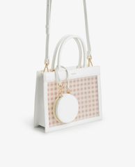 PEDRO - Túi xách tay nữ chữ nhật Stitching Retro