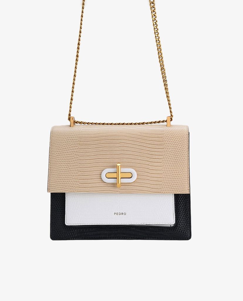 PEDRO - Túi đeo chéo nữ chữ nhật Anniversary Exclusive Colour Block