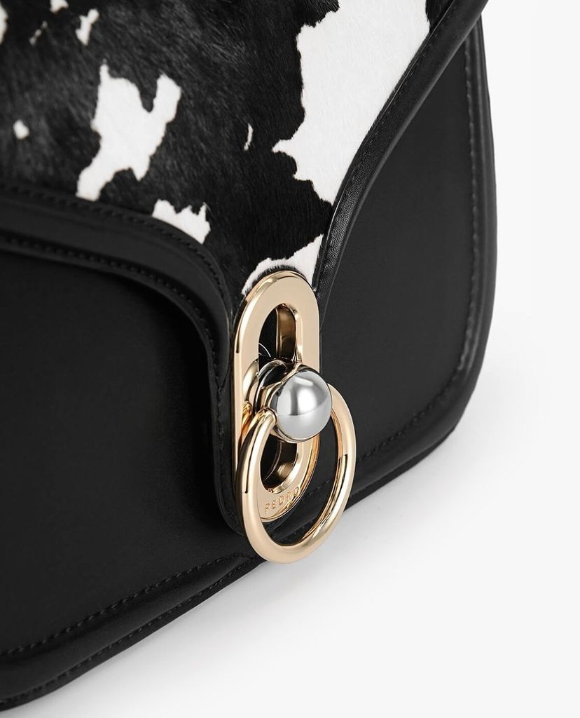 PEDRO - Túi đeo chéo nữ chữ nhật nắp gập Leather
