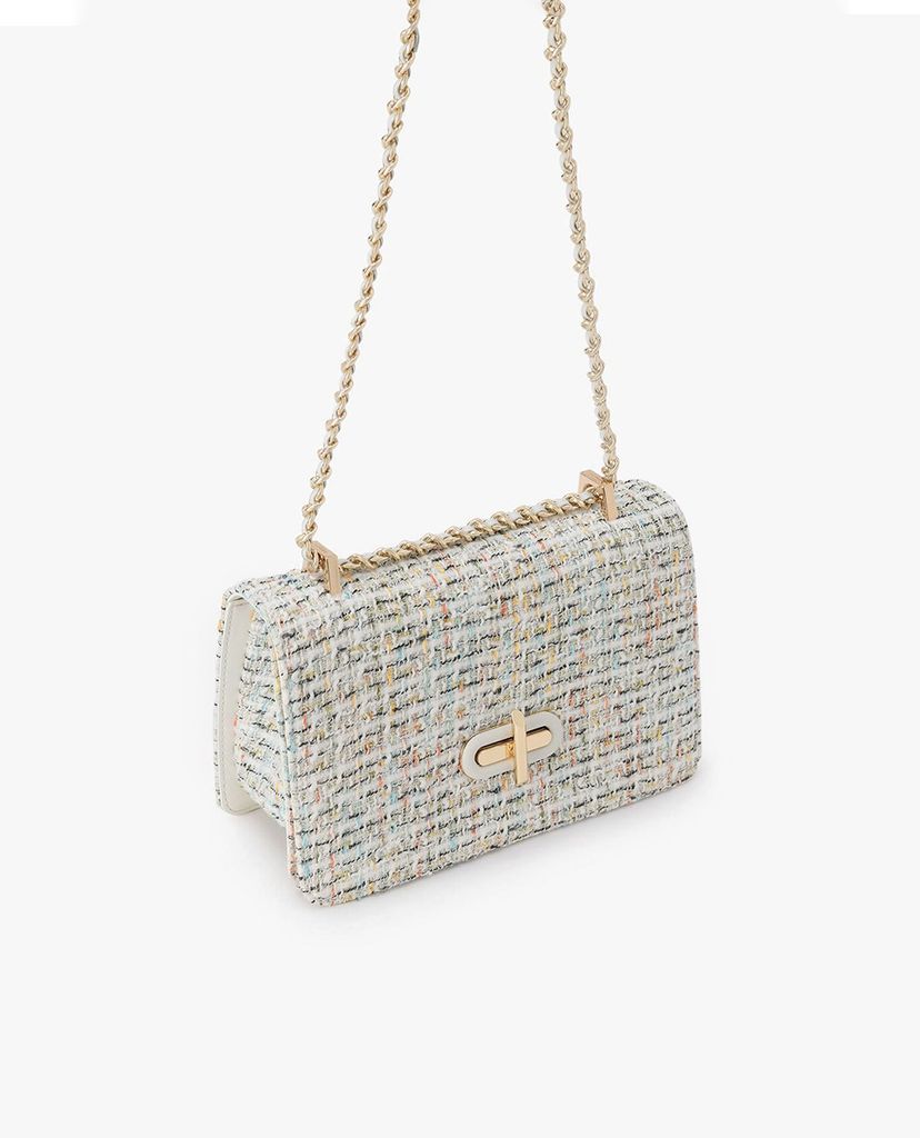 PEDRO - Túi đeo chéo nữ chữ nhật Tweed