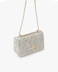 PEDRO - Túi đeo chéo nữ chữ nhật Tweed