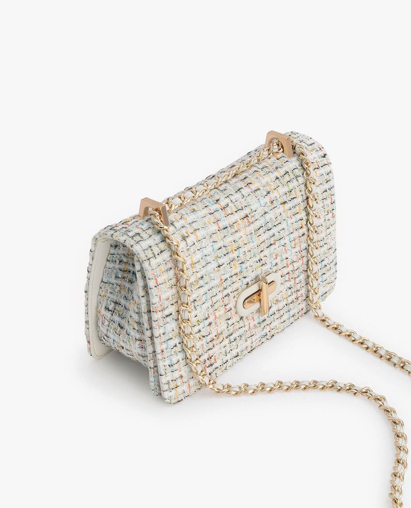 PEDRO - Túi đeo chéo nữ chữ nhật Tweed
