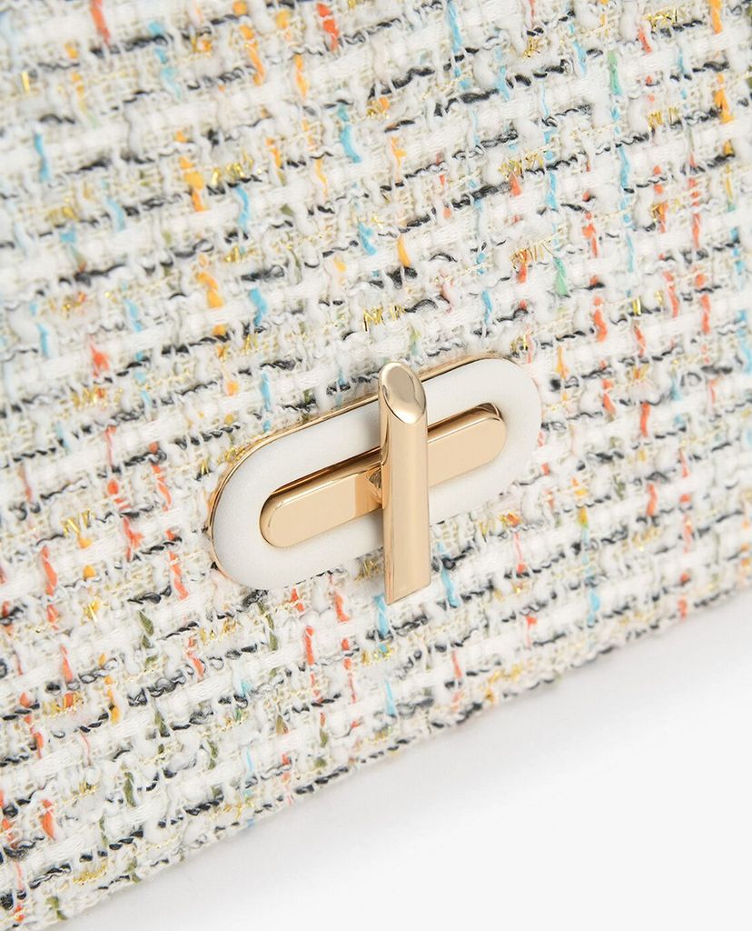 PEDRO - Túi đeo chéo nữ chữ nhật Tweed