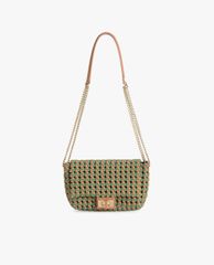 PEDRO - Túi đeo chéo nữ chữ nhật nắp gập Woven