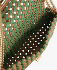 PEDRO - Túi đeo chéo nữ chữ nhật nắp gập Woven