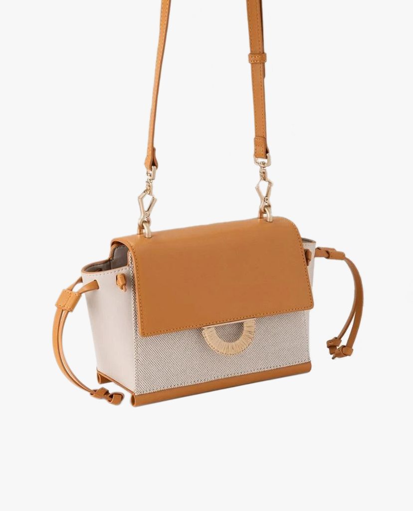 PEDRO - Túi đeo chéo nữ nắp gập Tweed Two Tone