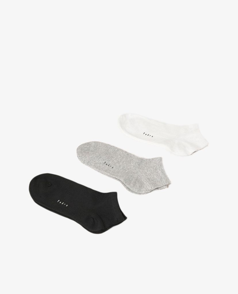 PEDRO - Set 3 vớ nữ cổ thấp Ankle