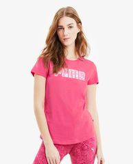 PUMA - Áo thun thể thao nữ cổ tròn ngắn tay Train KA
