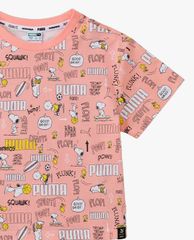PUMA - Áo thun trẻ em ngắn tay Puma x Peanuts Sportstyle