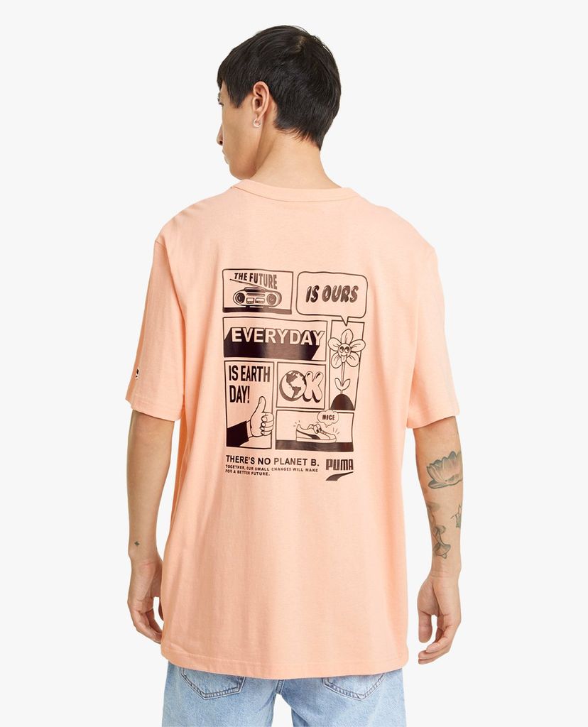 PUMA - Áo thun thể thao nam Downtown Graphic