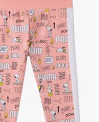 PUMA - Quần legging thể thao bé gái Puma x Peanuts Sporstyle