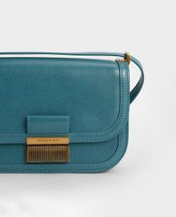 CHARLES & KEITH - Túi đeo chéo nữ hình chữ nhật thời trang