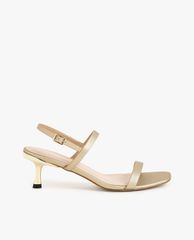 CHARLES & KEITH - Giày cao gót quai ngang Metallic Ankle Strap