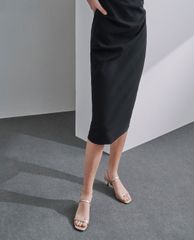 CHARLES & KEITH - Giày cao gót quai ngang Metallic Ankle Strap
