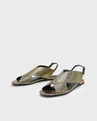 CHARLES & KEITH - Giày sandal nữ Criss Cross Slingback