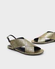CHARLES & KEITH - Giày sandal nữ Criss Cross Slingback