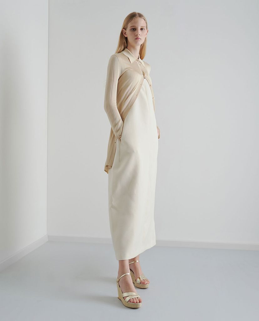 CHARLES & KEITH - Giày đế xuồng Asymmetric Strap Platform Wedges