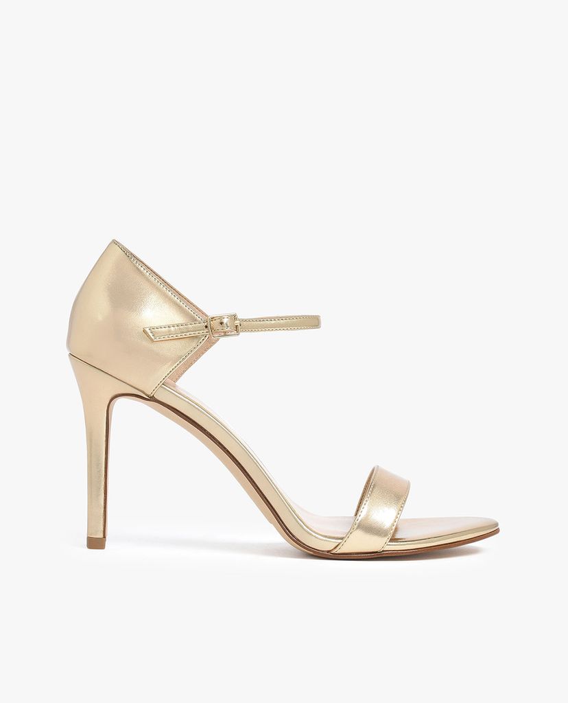 CHARLES & KEITH - Giày cao gót Metallic Ankle Strap Stiletto