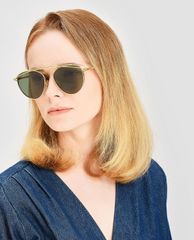 CHARLES & KEITH - Kính mát nữ thời trang Wire Frame