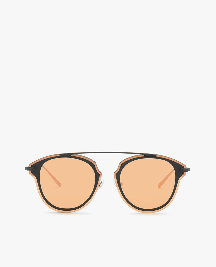 CHARLES & KEITH - Kính mát nữ thời trang Angular Metal Frame Aviator