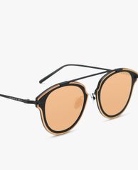 CHARLES & KEITH - Kính mát nữ thời trang Angular Metal Frame Aviator