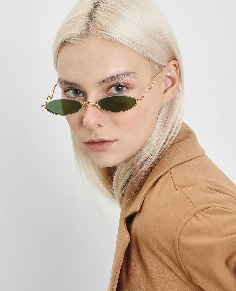 CHARLES & KEITH - Kính mát thời trang Wire Frame
