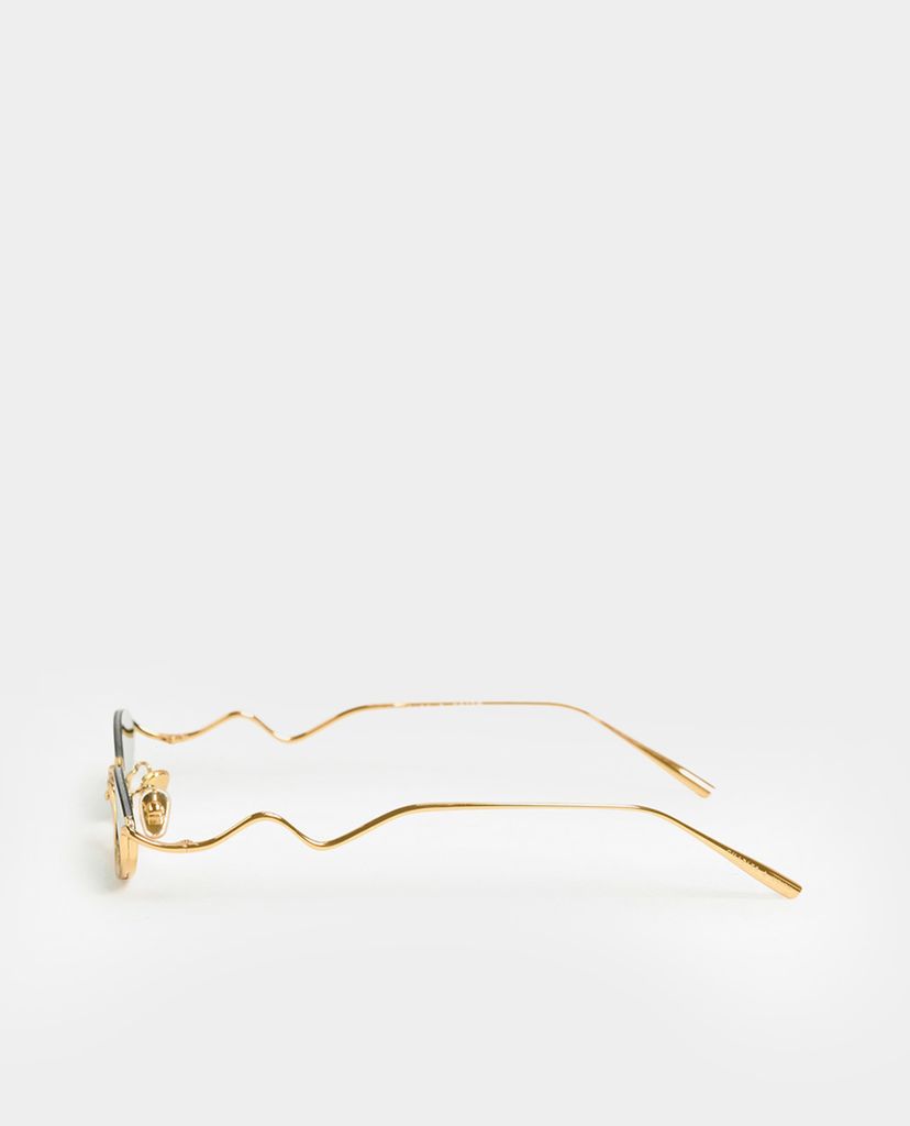 CHARLES & KEITH - Kính mát thời trang Wire Frame