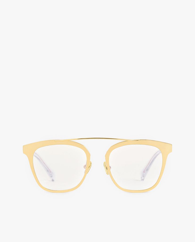 CHARLES & KEITH - Kính mát nữ gọng vuông Metal Frame