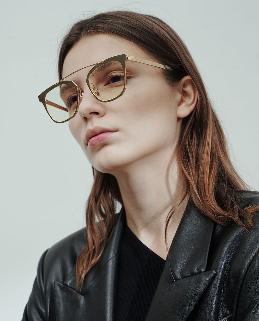 CHARLES & KEITH - Kính mát nữ gọng vuông Metal Frame