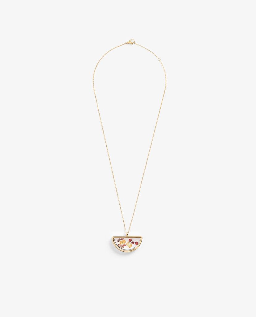 CHARLES & KEITH - Dây chuyền nữ Semi Circle Floating Locket