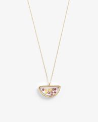 CHARLES & KEITH - Dây chuyền nữ Semi Circle Floating Locket
