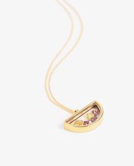CHARLES & KEITH - Dây chuyền nữ Semi Circle Floating Locket