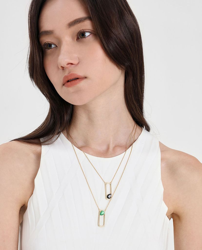 CHARLES & KEITH - Dây chuyền nữ Moonstone Layered