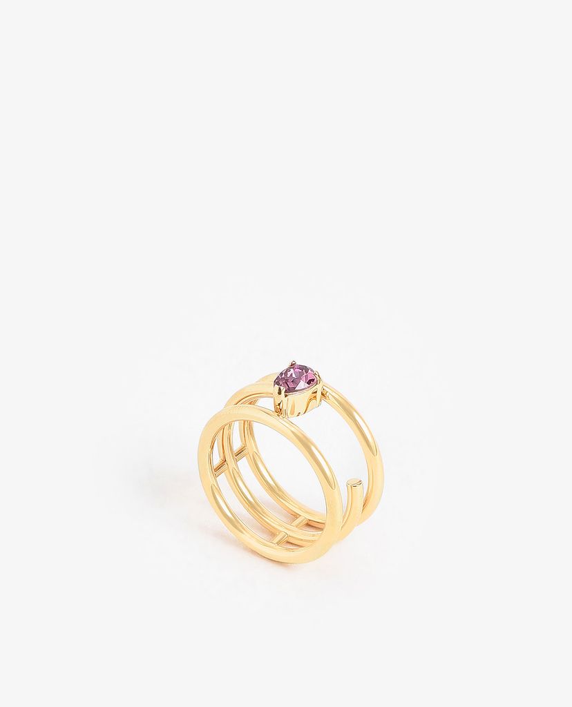CHARLES & KEITH - Nhẫn nữ Crystal Embellished Caged