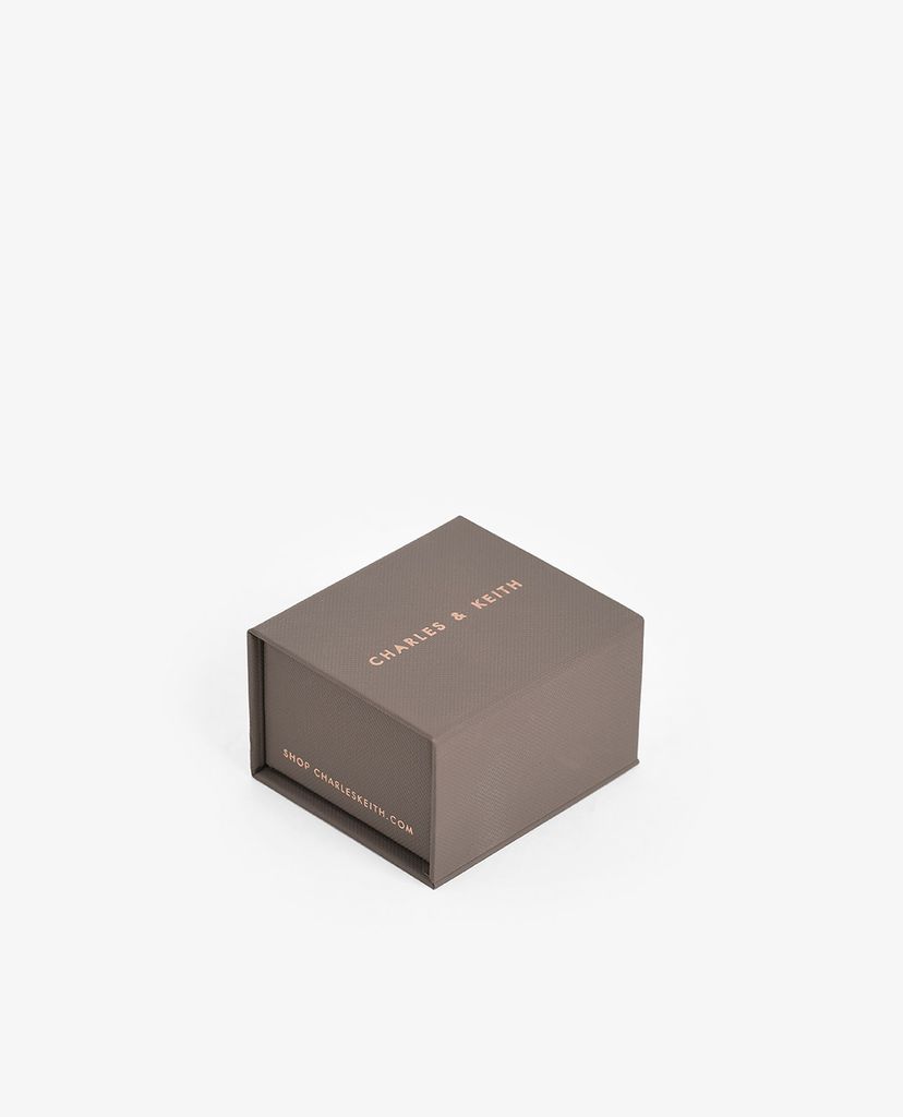 CHARLES & KEITH - Khuyên tai nữ Semi-Circle Floating Locket Drop