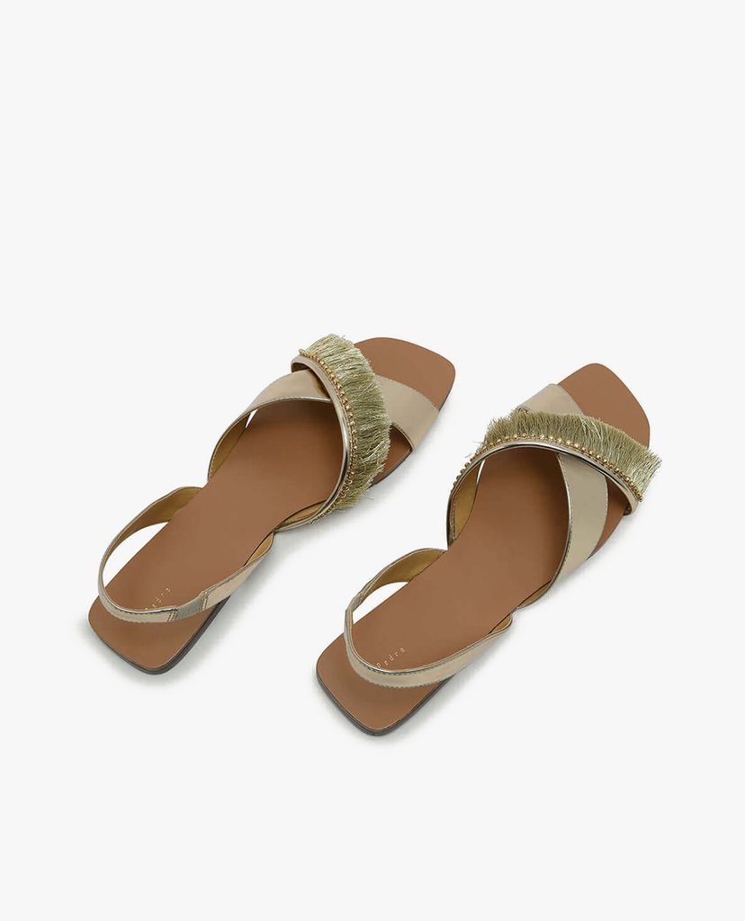 PEDRO - Giày sandal nữ phối quai đan chéo