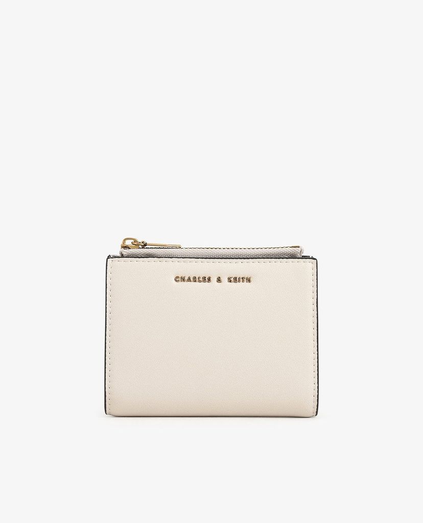 CHARLES & KEITH - Ví nữ dạng gập Mini Top Zip