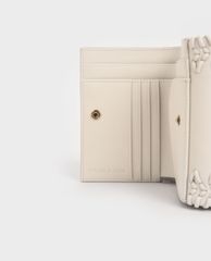 CHARLES & KEITH - Ví nữ mini dạng gập Stitch Trim