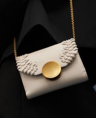 CHARLES & KEITH - Ví nữ mini dạng gập Stitch Trim