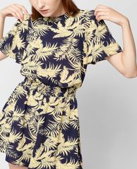 GIGI - Playsuits nữ ngắn tay khoét lưng hiện đại