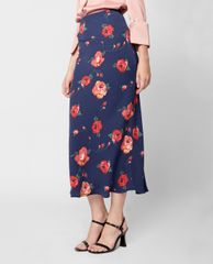 GIGI - Chân váy midi lưng cao đuôi cá thời trang Bias Cut
