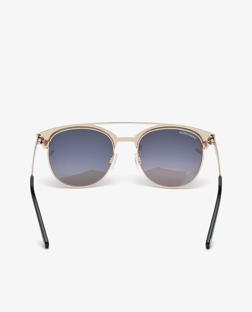 DSQUARED2 - Kính mát phom tròn gọng dày Bruce